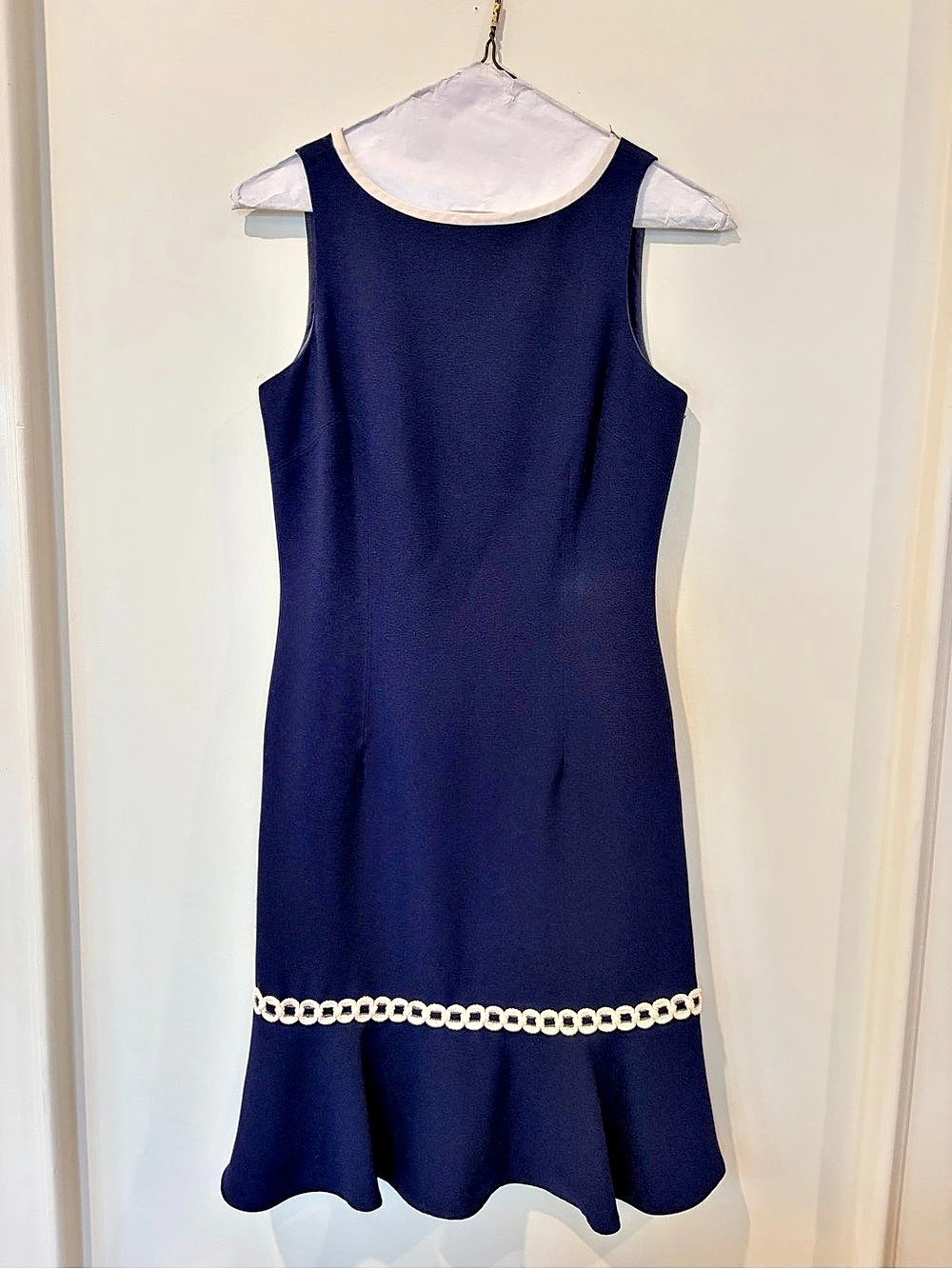 Karl Lagerfeld Navy Sleeveless Mini Dress Like New